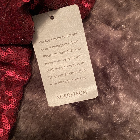 Sexy Dress the population 2 piece red sequins m - Picture 3 of 9